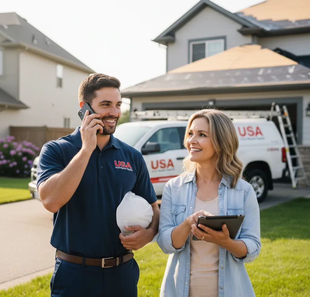 USA Roof Repair Experts customer support in Jay